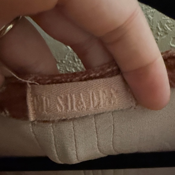 CP SHADES mauve silk velvet tunic top size L - Picture 3 of 8